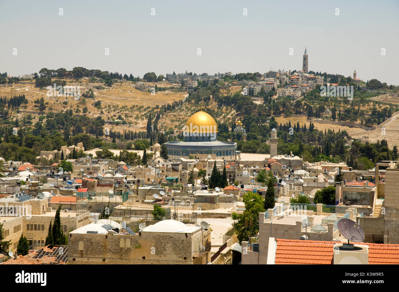 Jerusalem old city aerial hi-res stock photography and images - Alamy