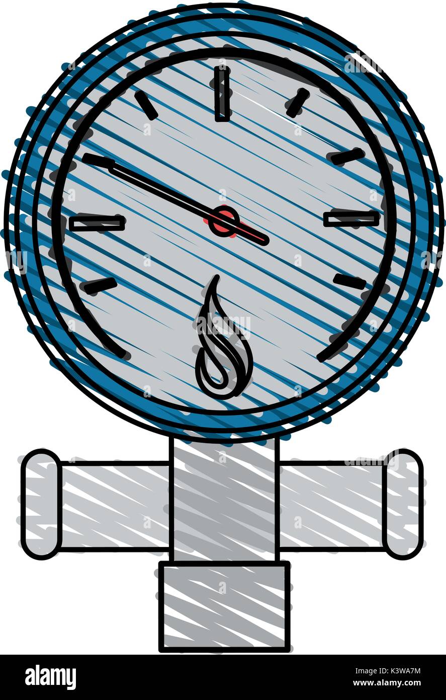 Isolated pressure gauge design Stock Vector Image & Art - Alamy