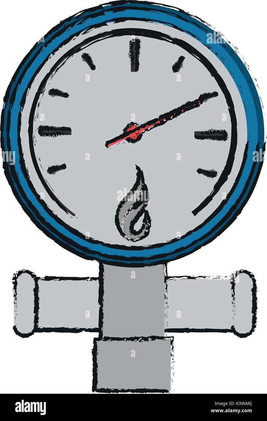 Isolated pressure gauge design Stock Vector Image & Art - Alamy