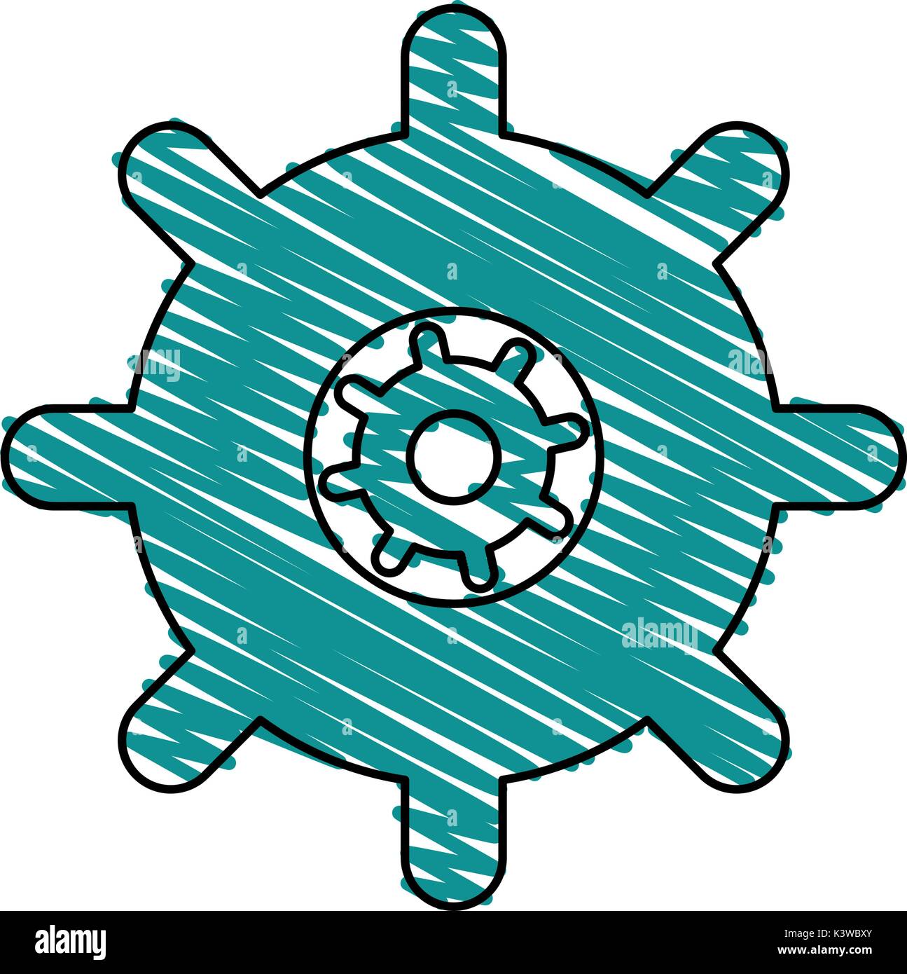 Isolated gear design Stock Vector Image & Art Alamy
