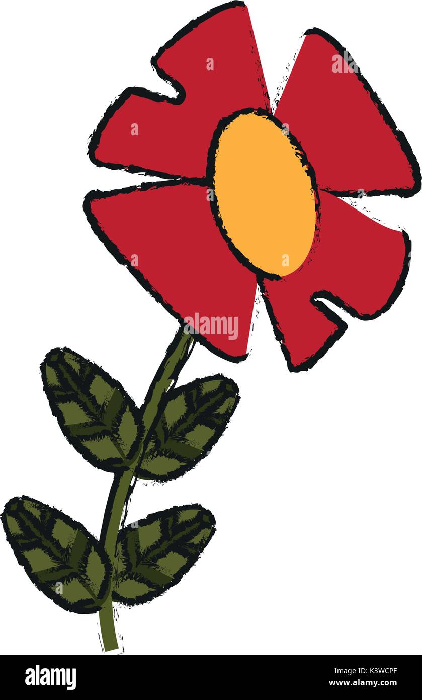 Isolated flower design Stock Vector Image & Art - Alamy