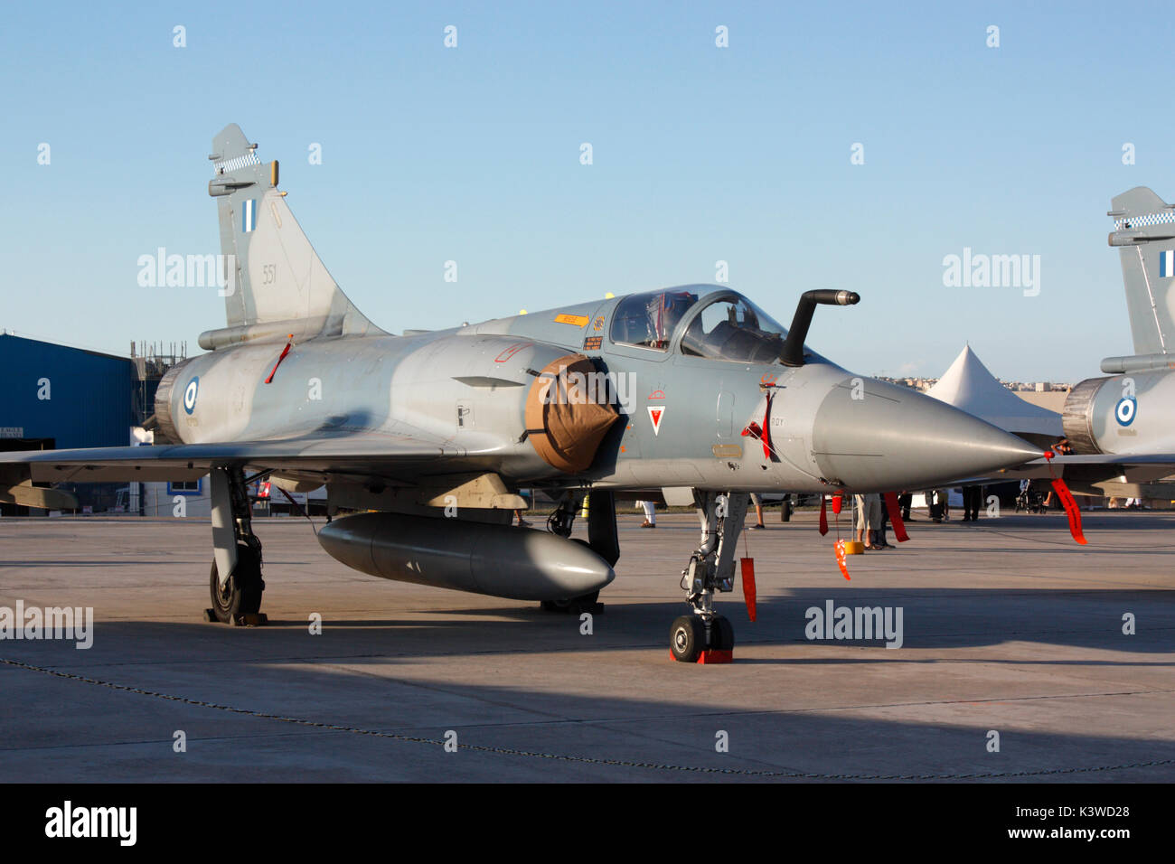 Dassault Mirage 2000 jet fighter of the Greek Air Force Stock Photo