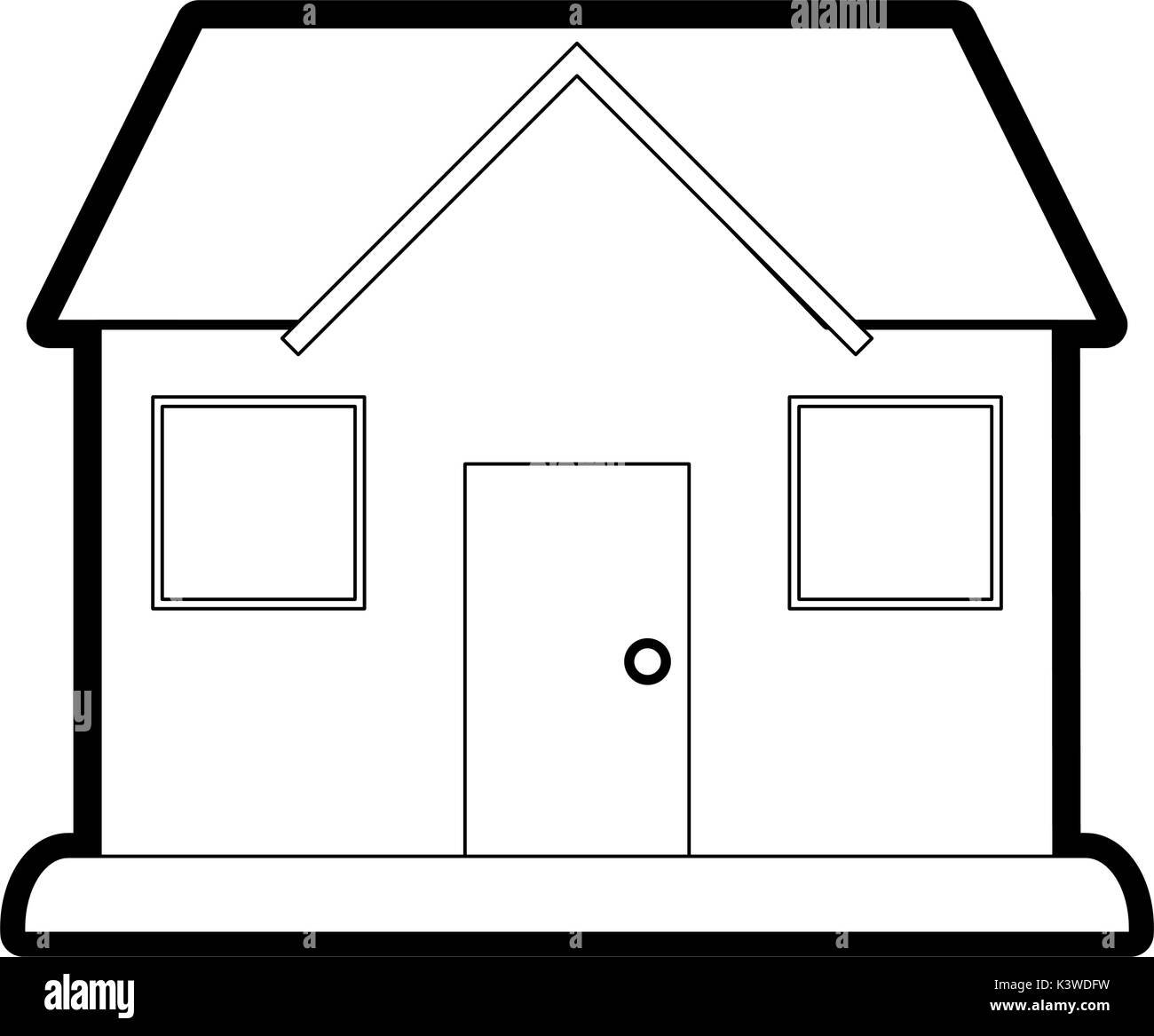 Isolated house design Stock Vector Image & Art - Alamy