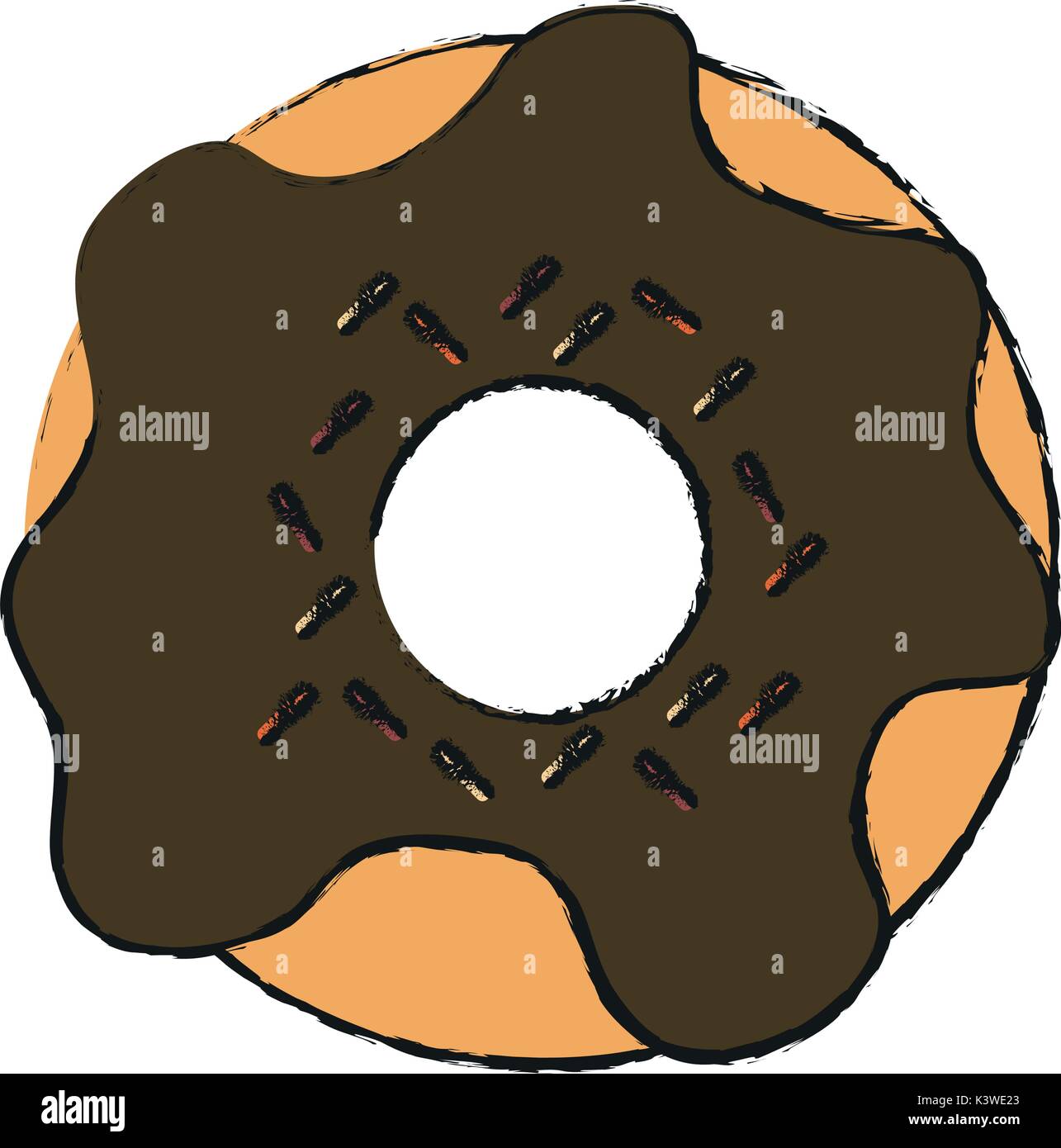 Isolated donut design Stock Vector Image & Art - Alamy