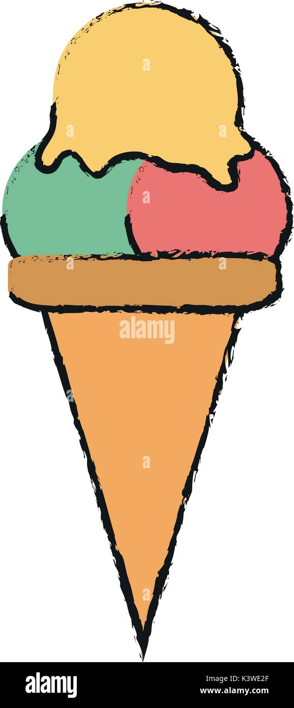 Isolated ice cream design Stock Vector Image & Art - Alamy