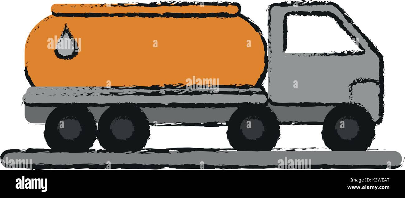 Isolated oil truck design Stock Vector Image & Art - Alamy