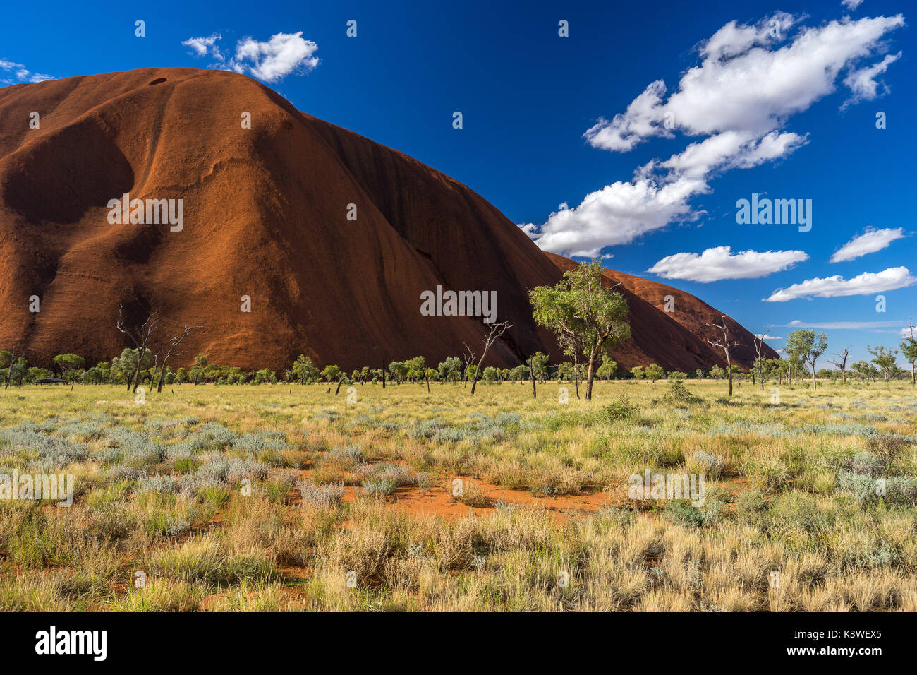 Central Australia - Uluru, Ayers Rock, NT, Australia Stock Photo