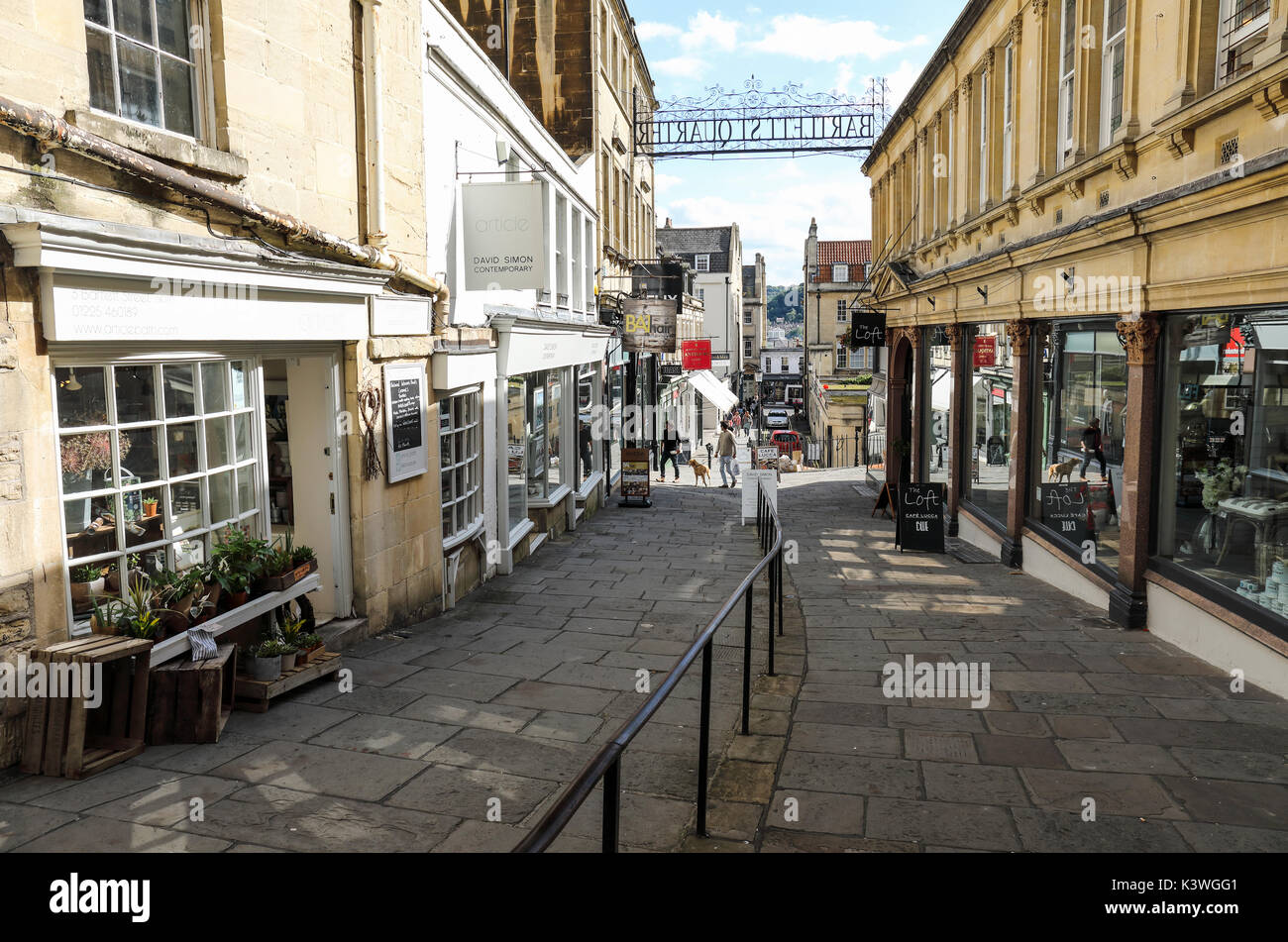 Bartlett St Quarter, Bath City centre, Somerset, England, UK Stock