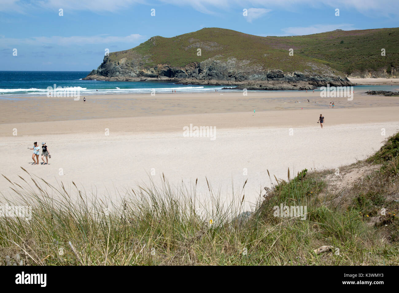 Pantin Beach At Galicia Spain Stock Photo Alamy