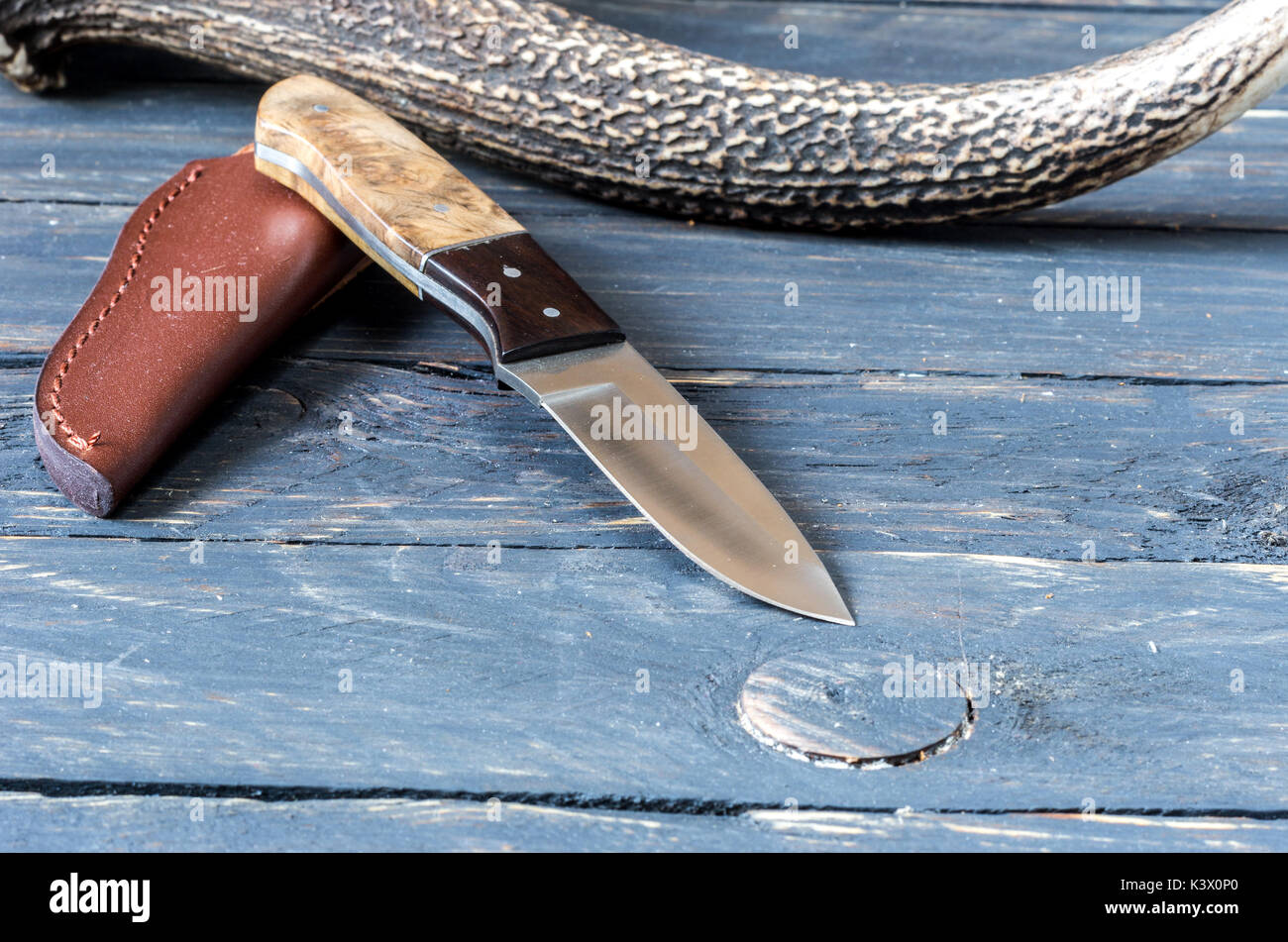 Swedish Knife With Leather Sheath Knife Swedish Hunting Knife With Typing  Handle Stock Photo - Download Image Now - iStock