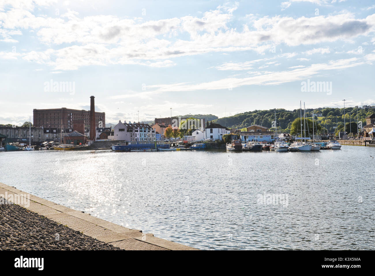 Bristol Baltic Wharf Harbour Area Stock Photo Alamy