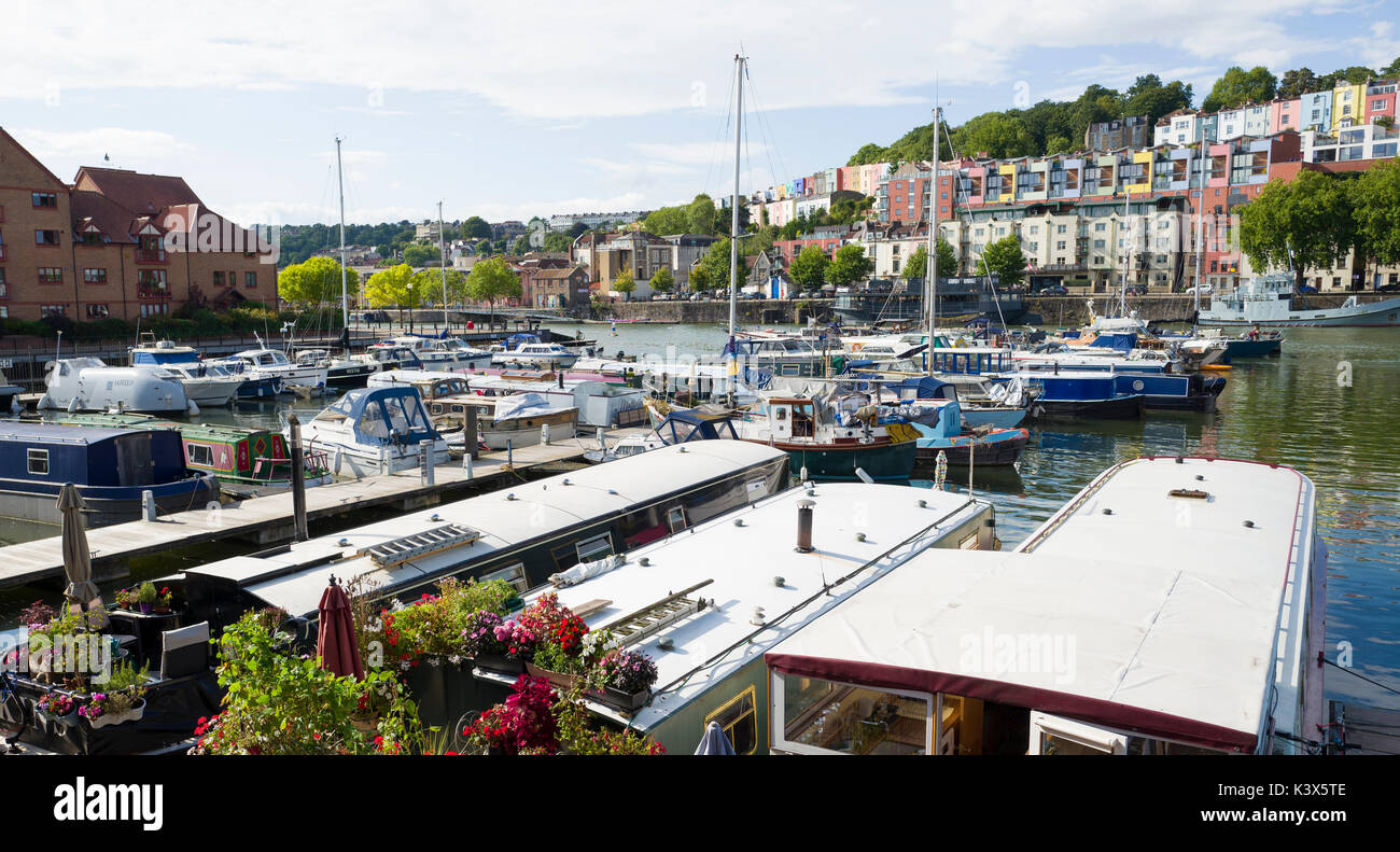 Bristol Baltic Wharf Harbour Area Stock Photo Alamy