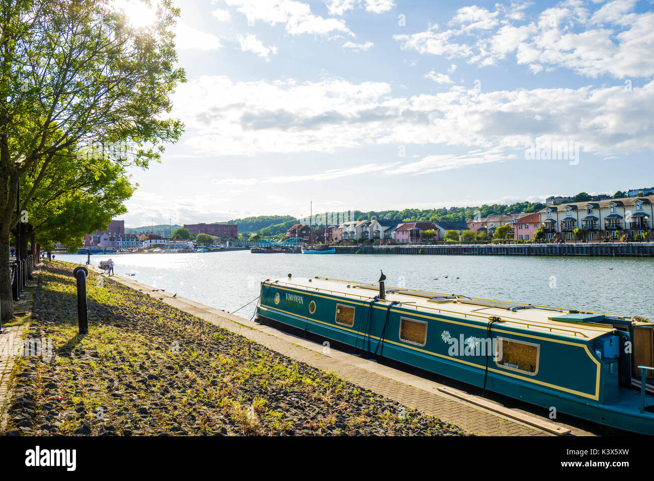 Bristol Baltic Wharf Harbour Area Stock Photo Alamy