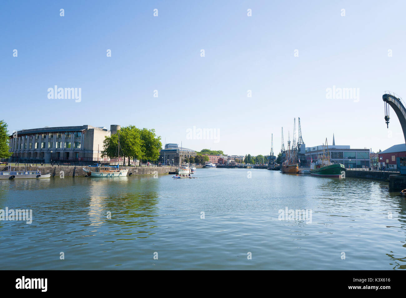 Bristol Baltic Wharf Harbour Area Stock Photo Alamy