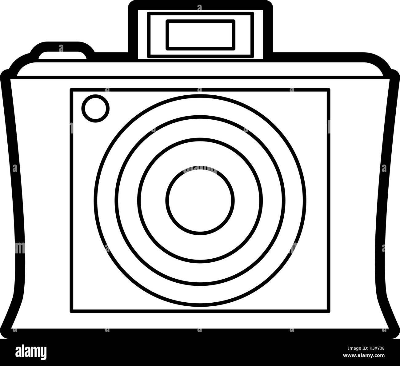 Isolated retro camera design Stock Vector Image & Art - Alamy