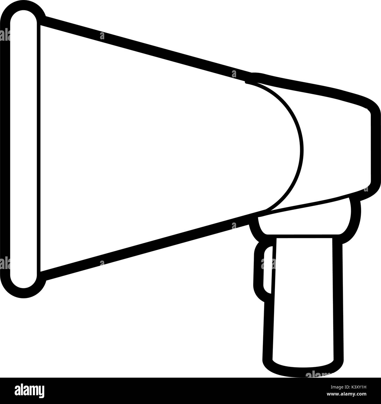 Isolated megaphone design Stock Vector Image & Art - Alamy