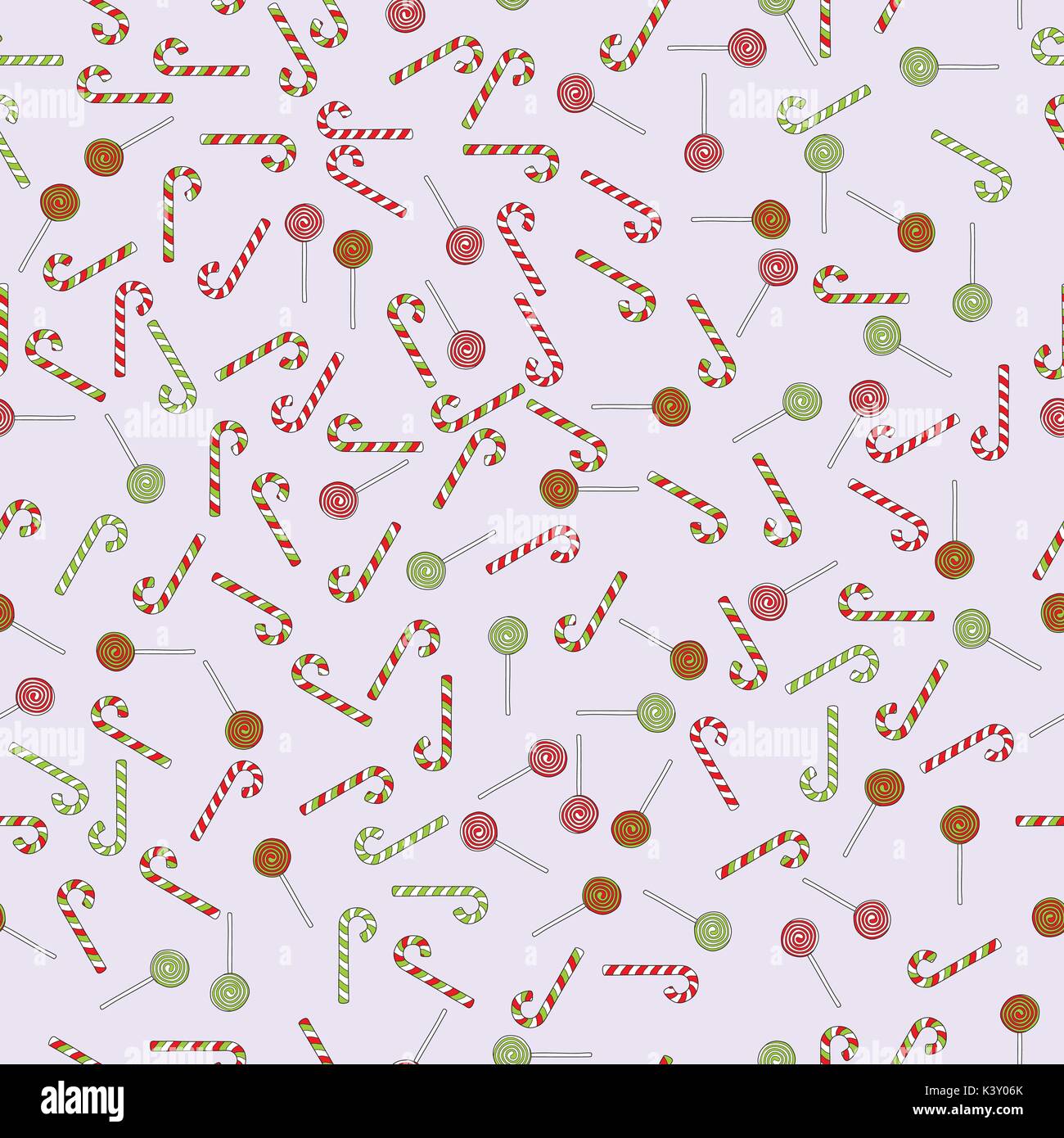 hand drawn vector christmas seamless pattern Stock Vector Image & Art ...