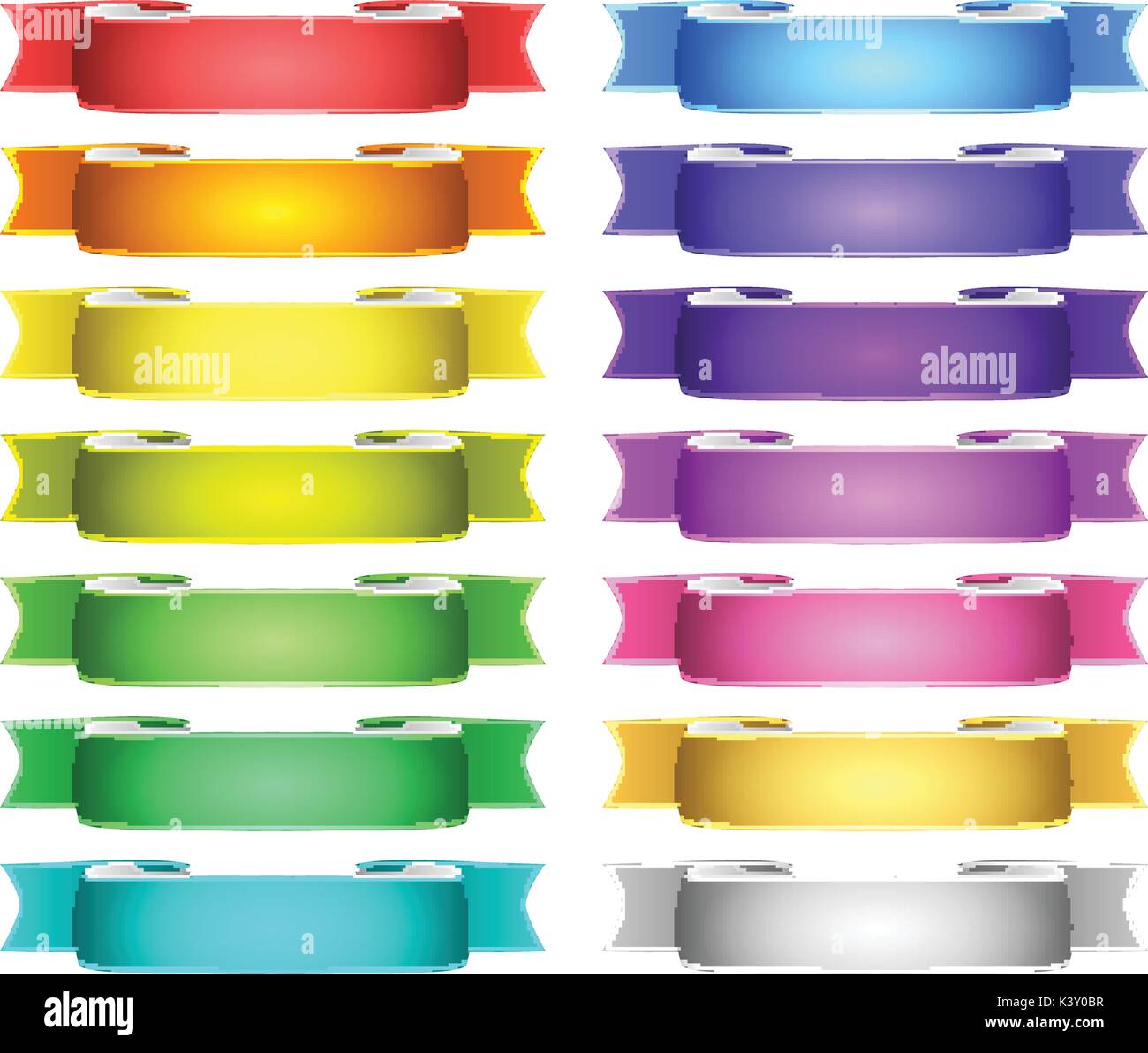 vector ribbons set Stock Vector Image & Art - Alamy