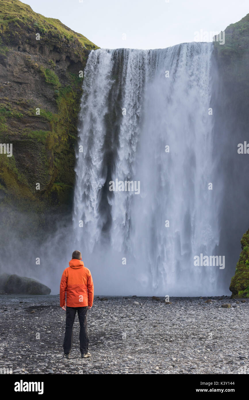 Orange waterfall jacket best sale