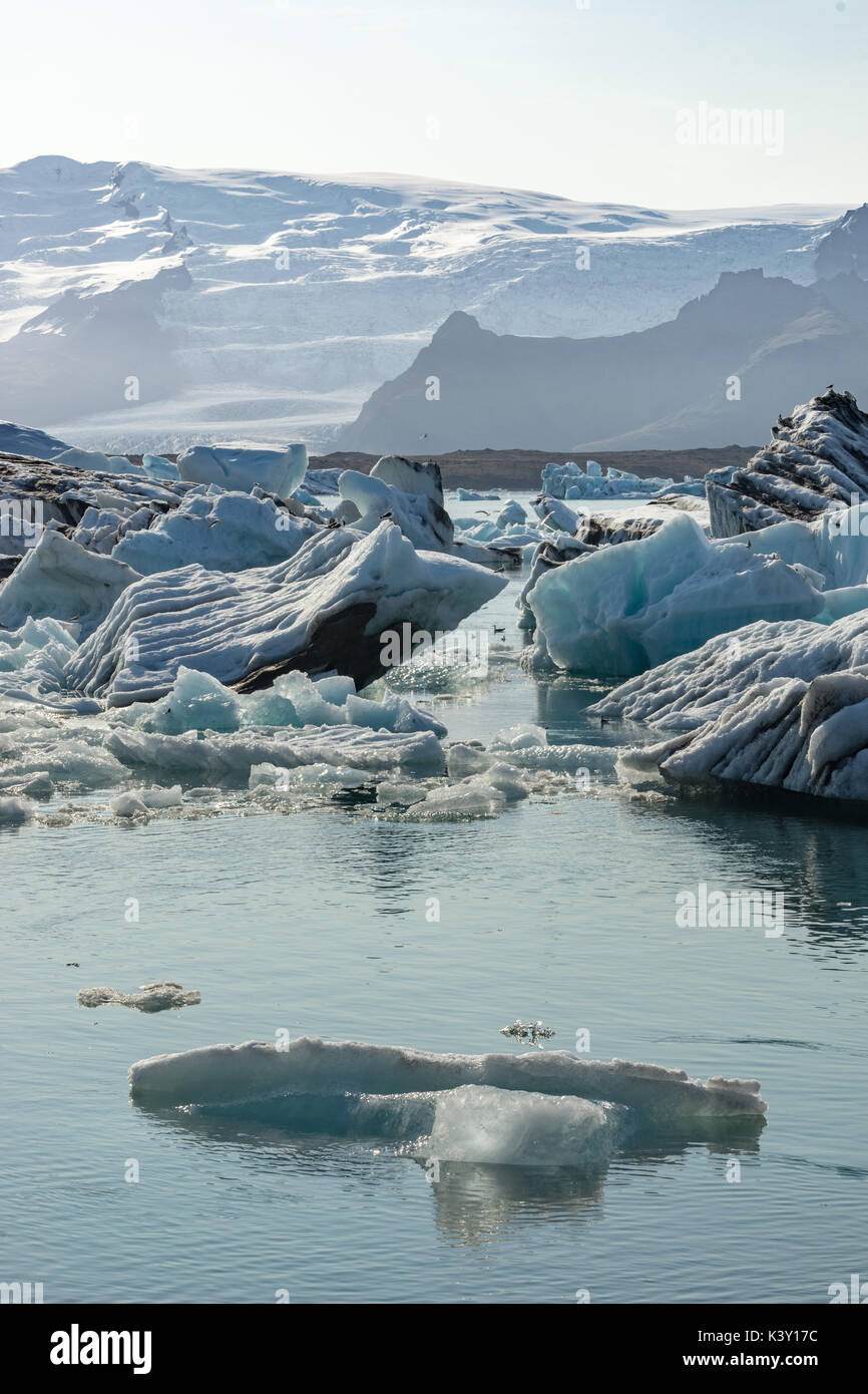 Jökulsárlón glacier lagoon in Iceland. Stock Photo
