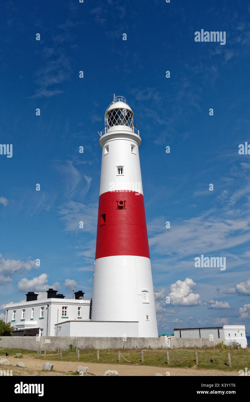 Portland Bill Lighthouse, Dorset England. Stock Photo