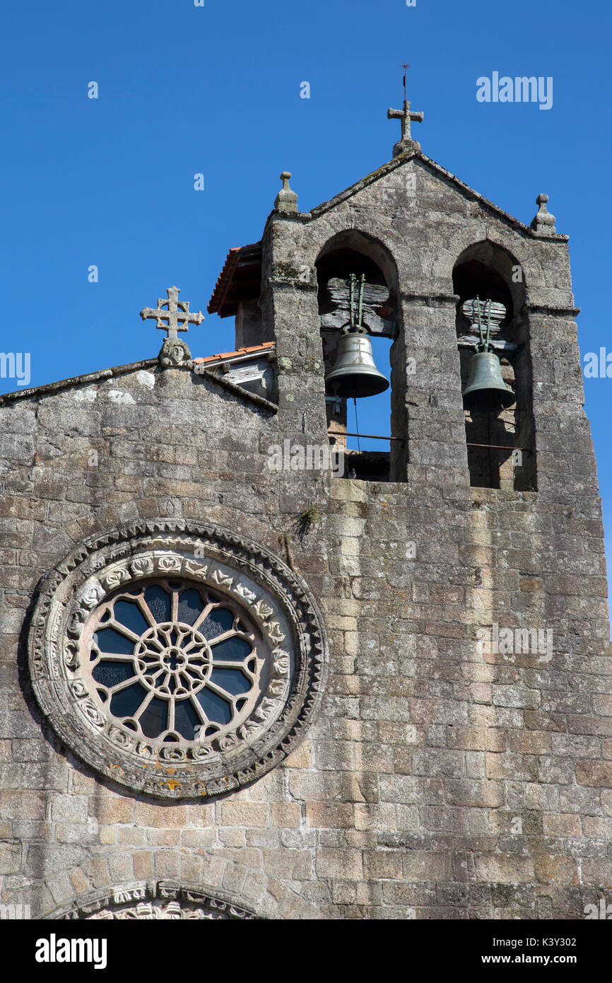 Santa Maria Azogue Church, Betanzos, Spain Stock Photo