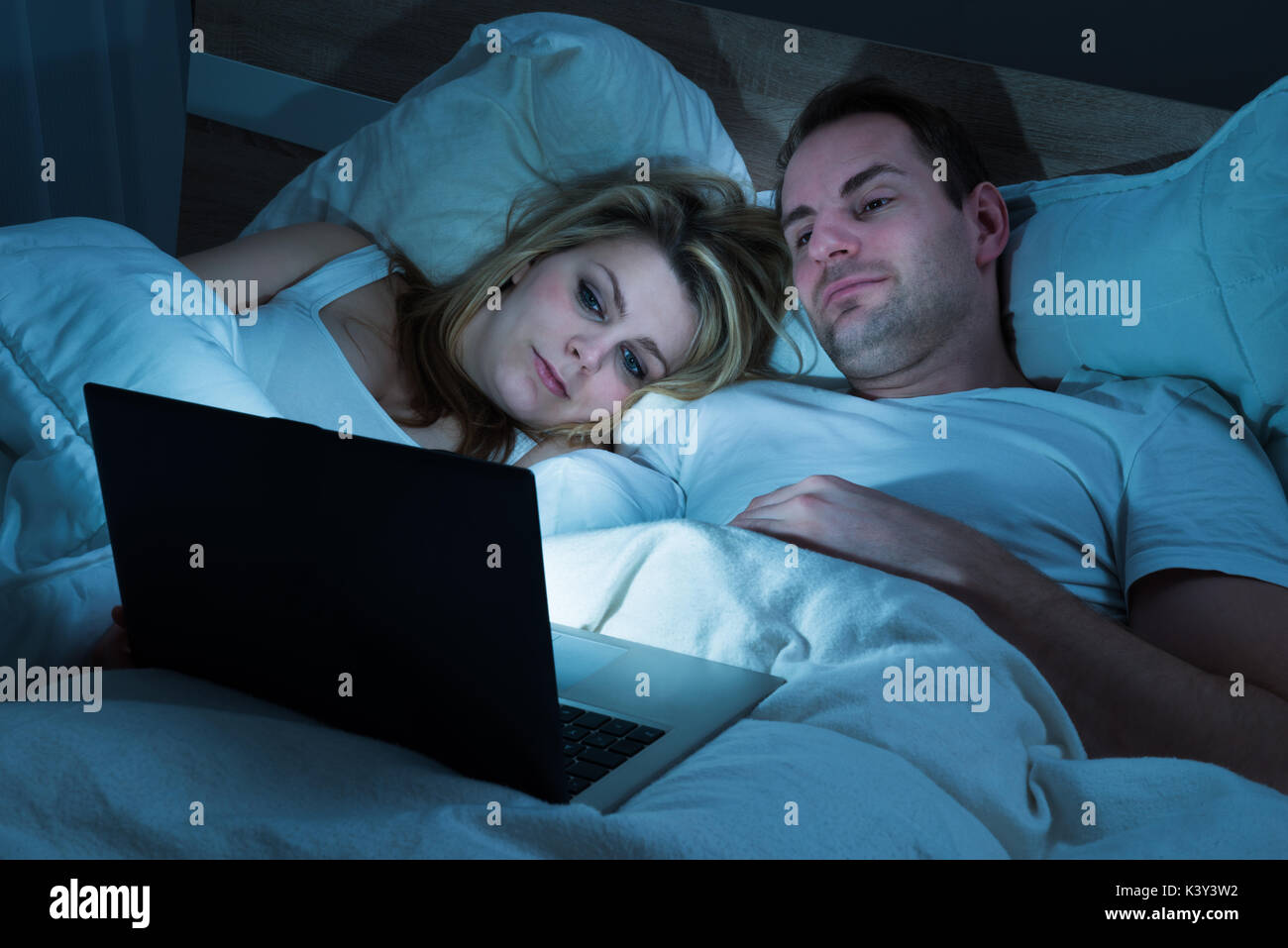 Bedroom night couple hires stock photography and images Alamy