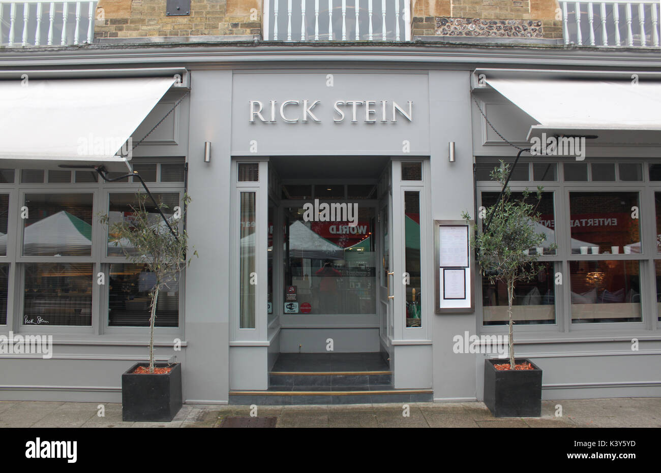 Rick Stein's Fish and Shellfish Restaurant in Winchester High Street Hampshire Stock Photo
