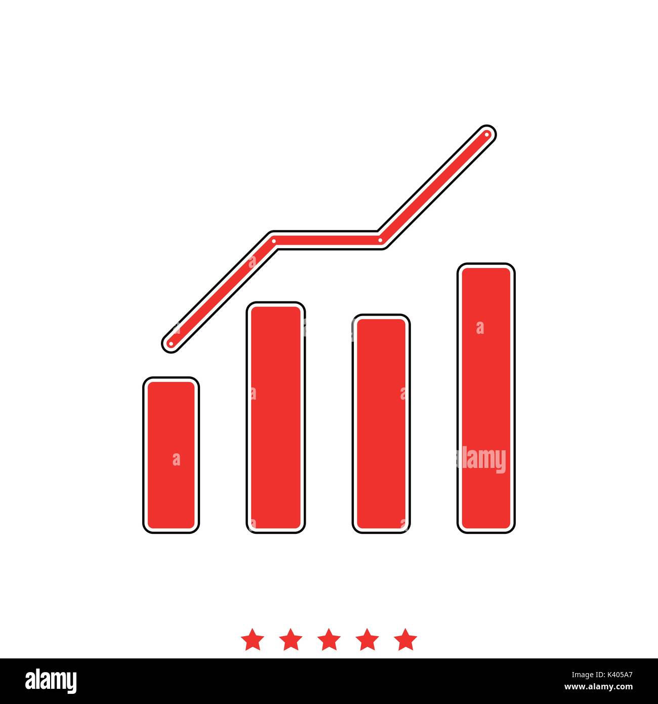 Pie bar chart Stock Vector Images - Alamy
