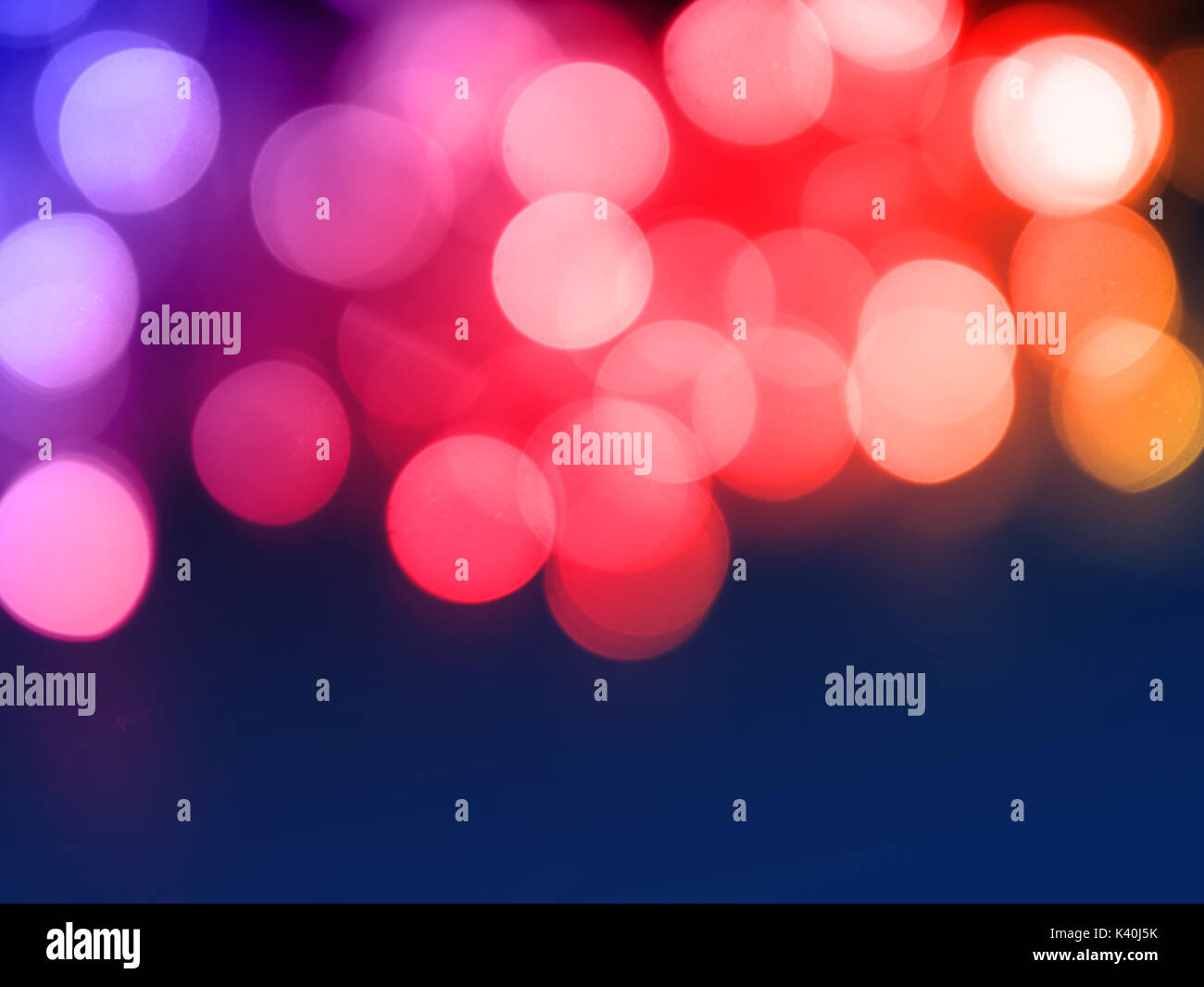 abstract bokeh light for christmas night light holiday for background Stock Photo