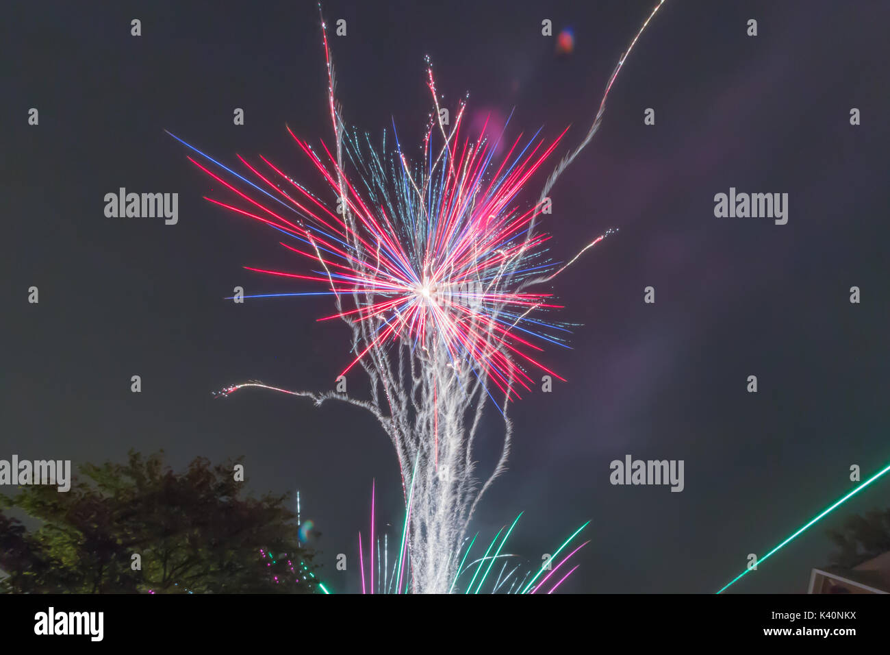 4th of July Fireworks Stock Photo Alamy