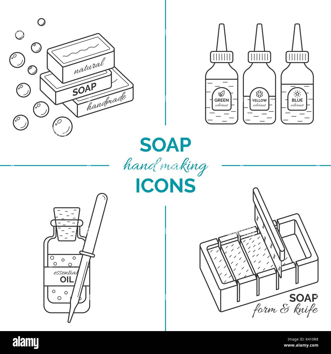 Soap soap dish top view Stock Vector Images - Alamy
