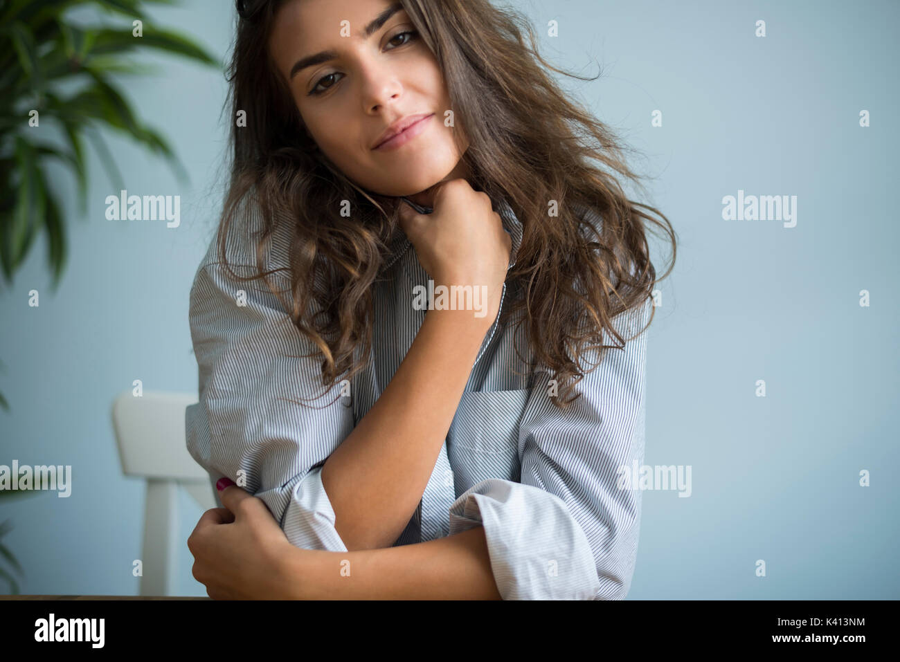 Portrait of a very attractive young woman Stock Photo - Alamy
