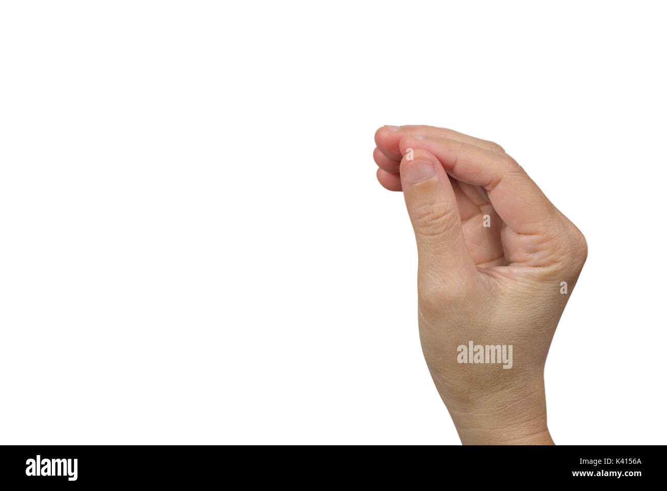 hand isolated on white background Stock Photo - Alamy