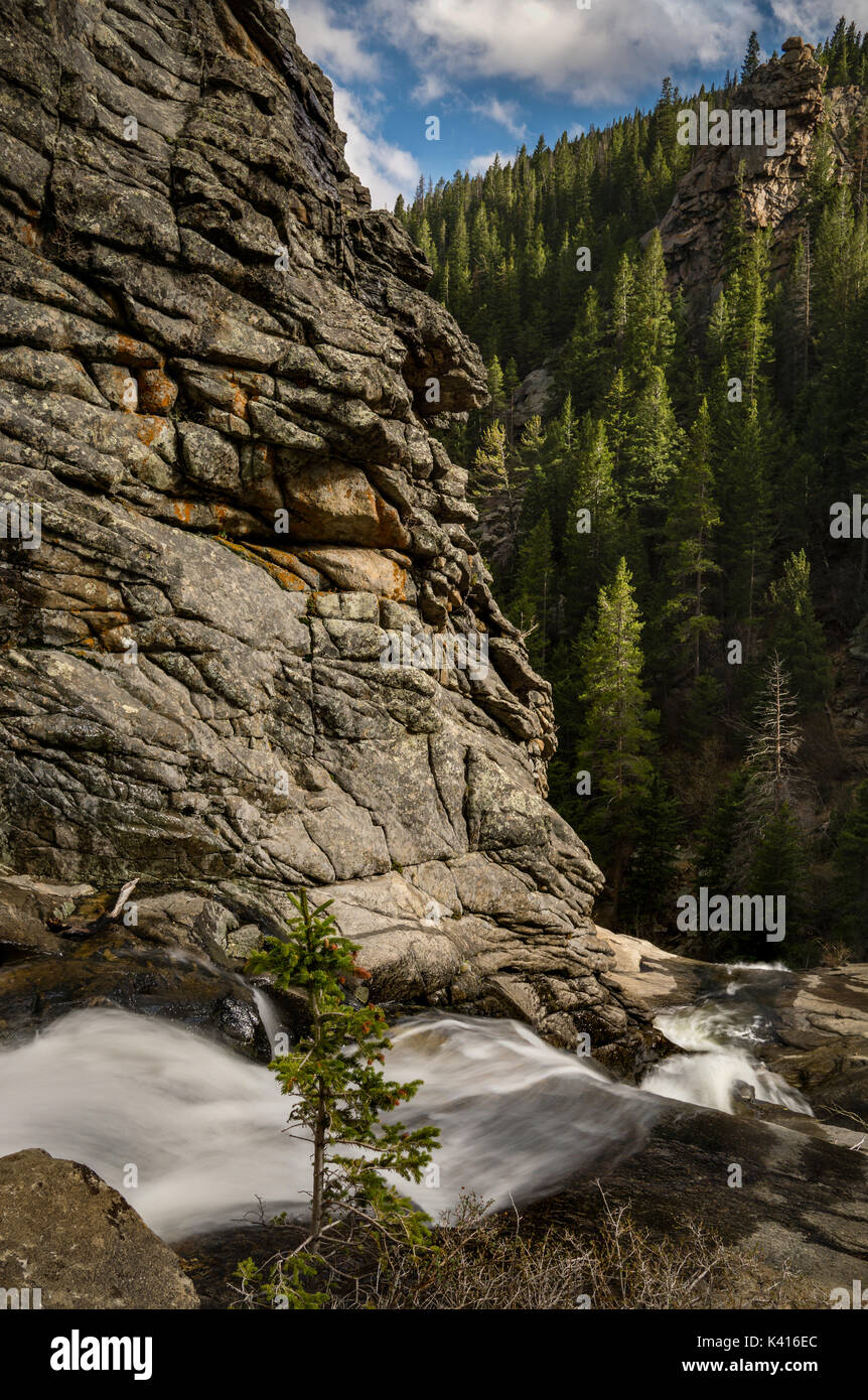 Above Bridal Veil Falls, near Estes Park, Colorado Stock Photo Alamy