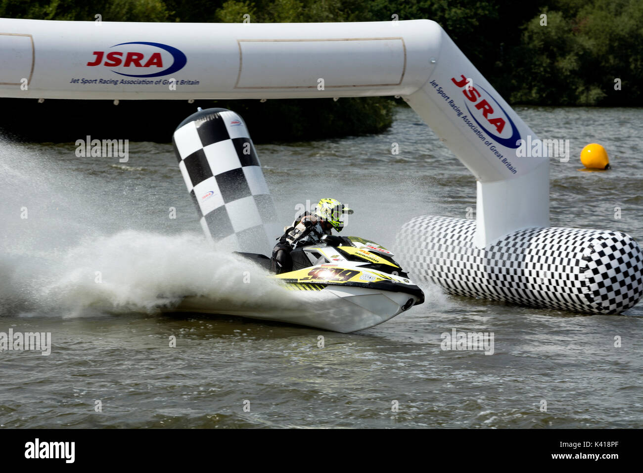 Jet ski racing at Kingsbury Water Park, Warwickshire, UK Stock Photo Alamy