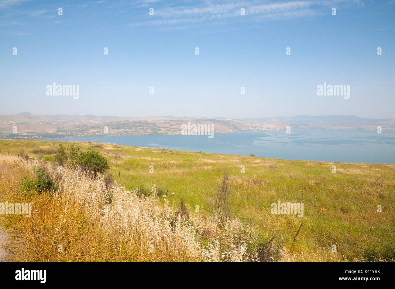 Sea of Galilee, The Golan Heights Stock Photo Alamy