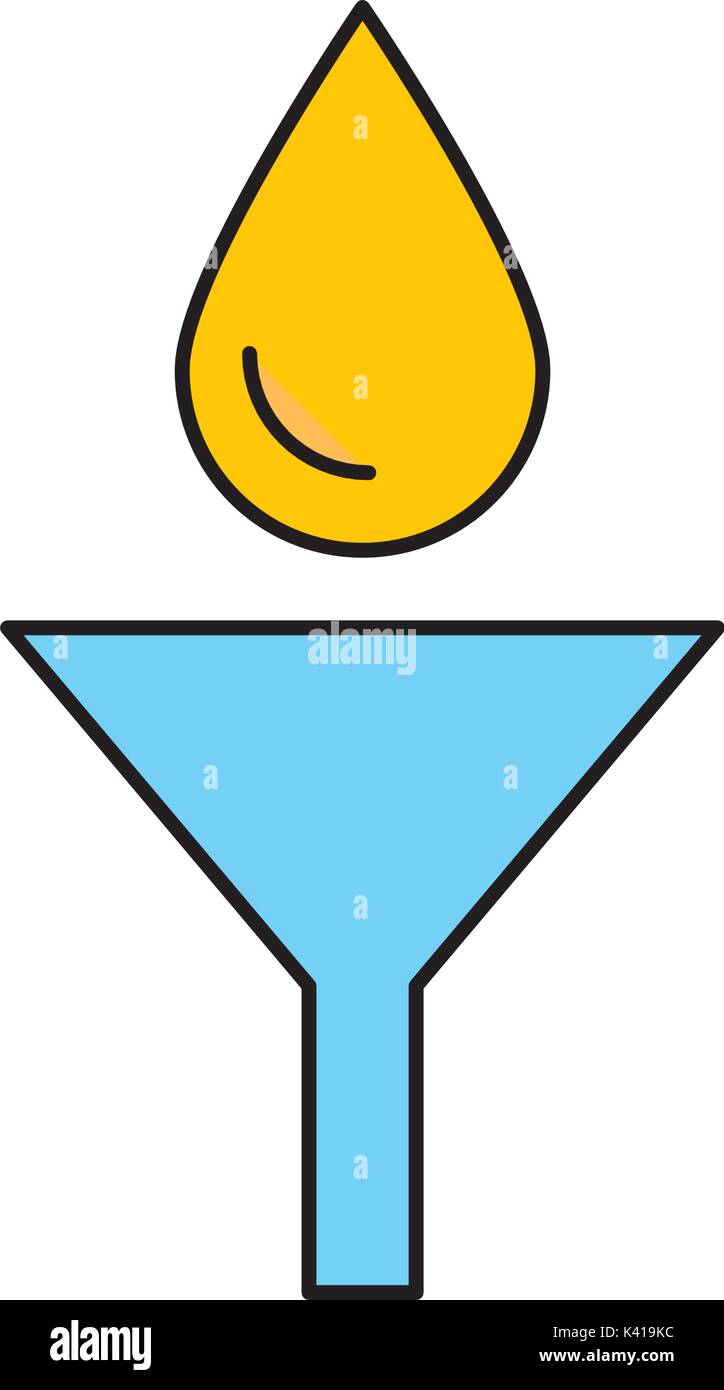 oil dropping in funnel maintenance car Stock Vector Image & Art Alamy