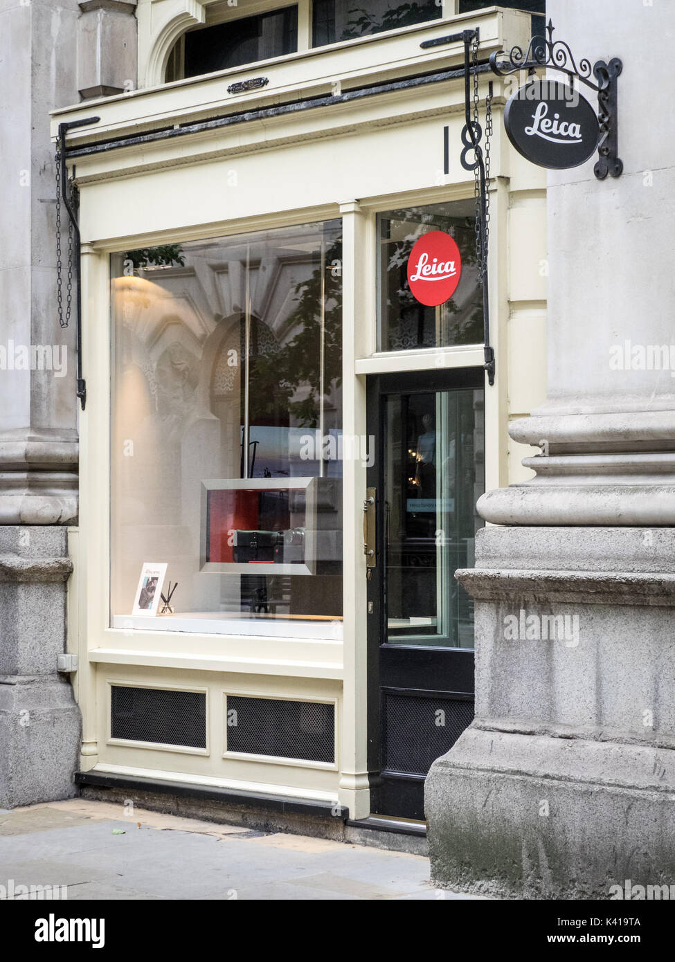 Leica Store in London's Royal Exchange building near Bank in the City of London Stock Photo