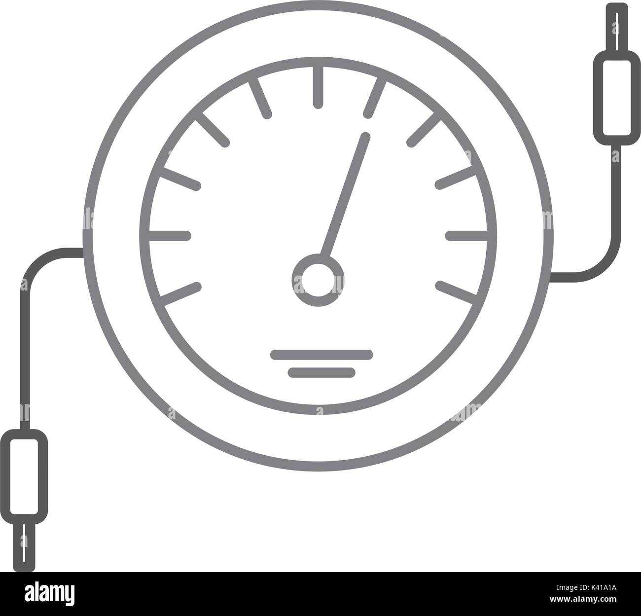 speedometer icon counter electric cable test Stock Vector Image & Art