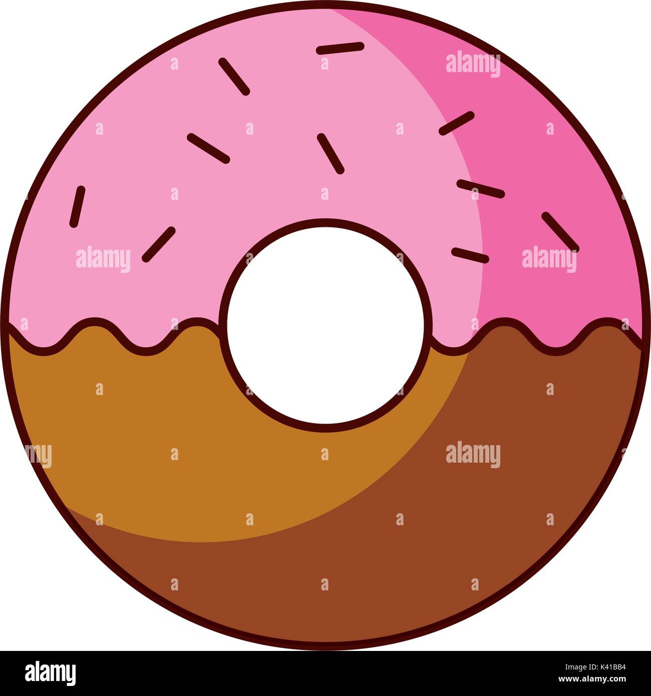donut dessert pastry product food fresh Stock Vector Image & Art - Alamy