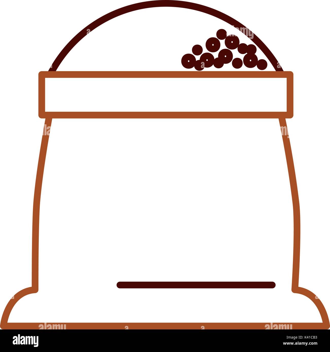 sack of flour grain ingredient bakery icon Stock Vector Image & Art - Alamy