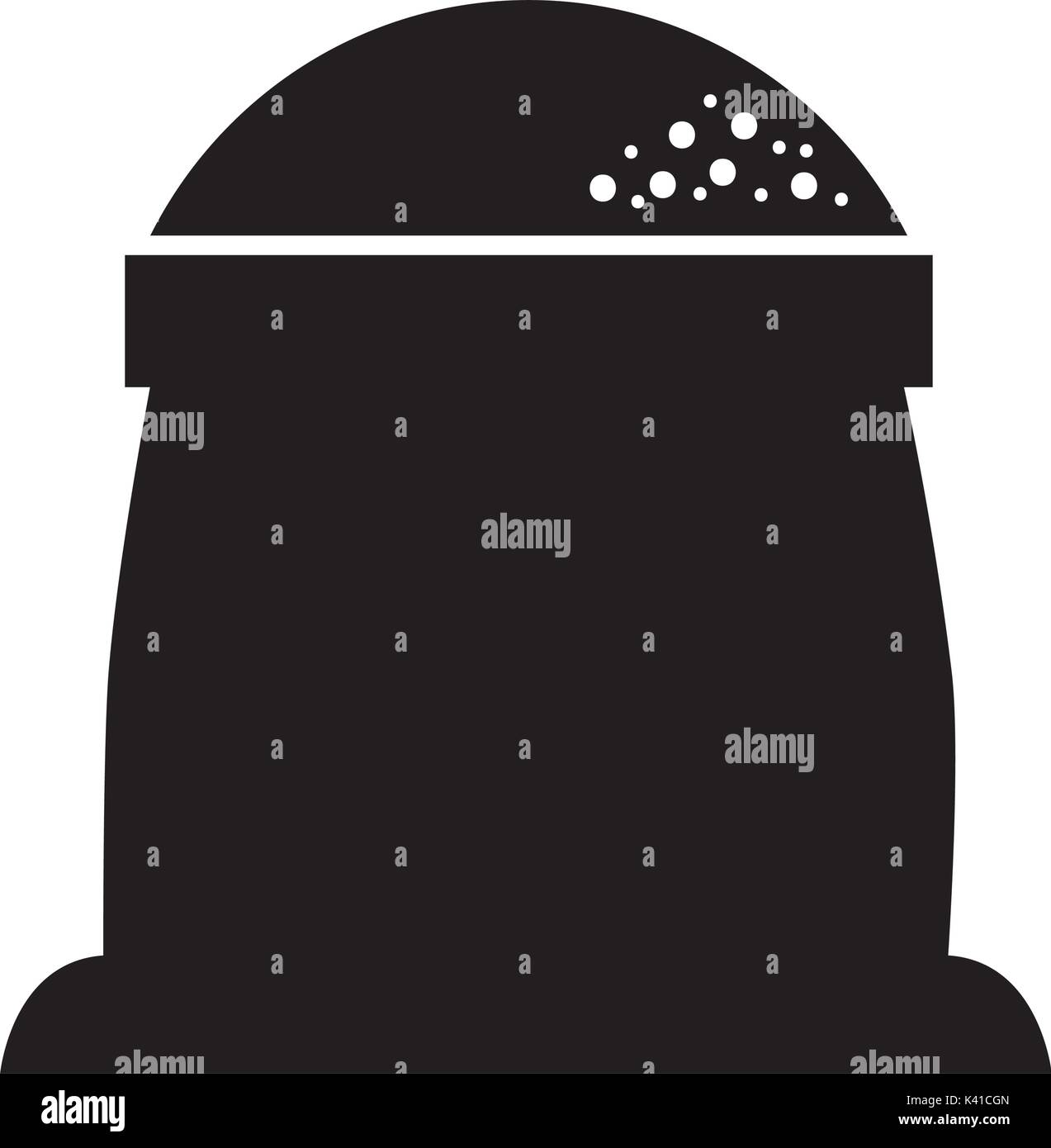 sack of flour grain ingredient bakery icon Stock Vector Image & Art - Alamy