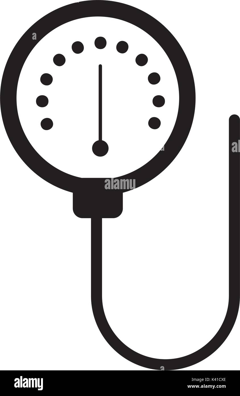 scale of meter device manometer pressure gauge Stock Vector Image & Art