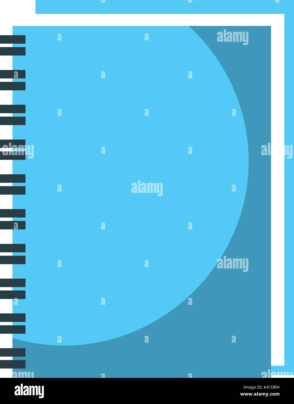 spiral notebook cover leaves equipment Stock Vector Image & Art Alamy