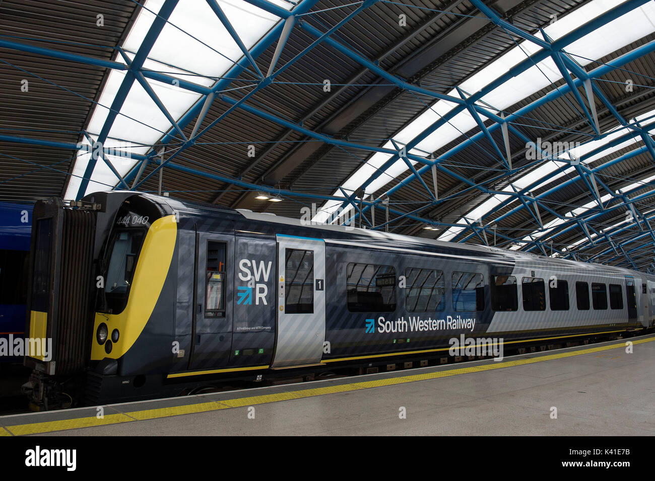 South Western Railway s First Fully liveried Class 444 Train Arrives 