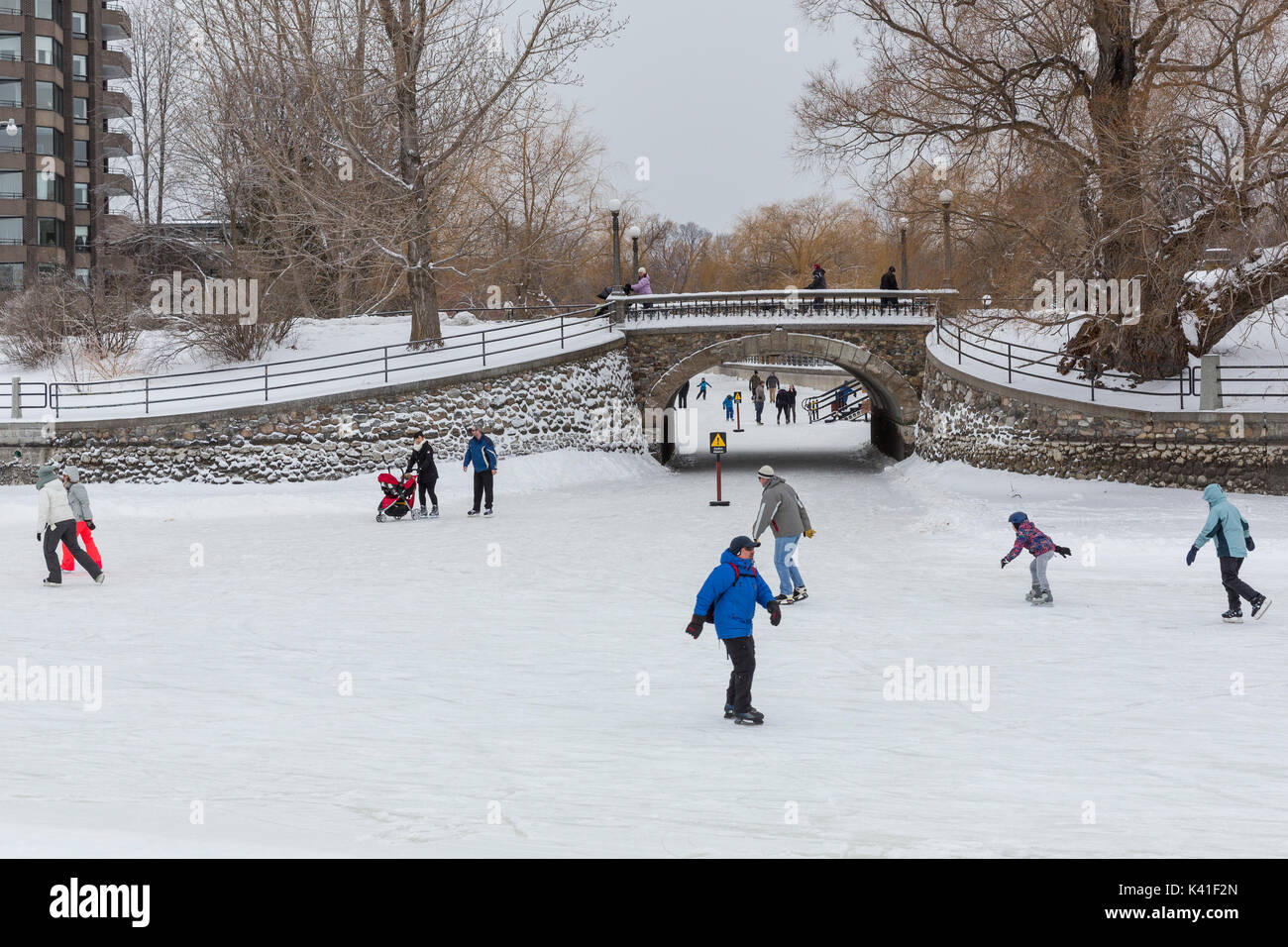 Winter Scenes Ottawa Stock Photo - Alamy