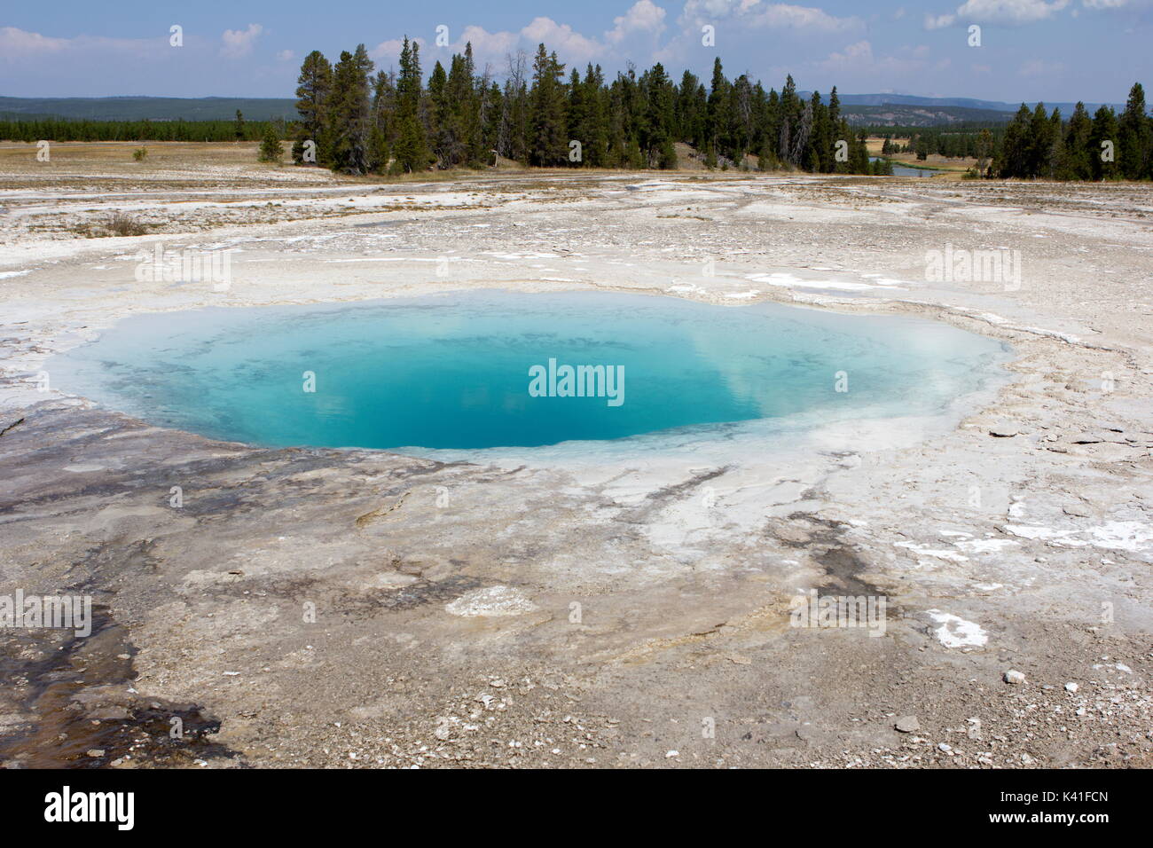 Yellowstone National Park in Wyoming, USA Stock Photo