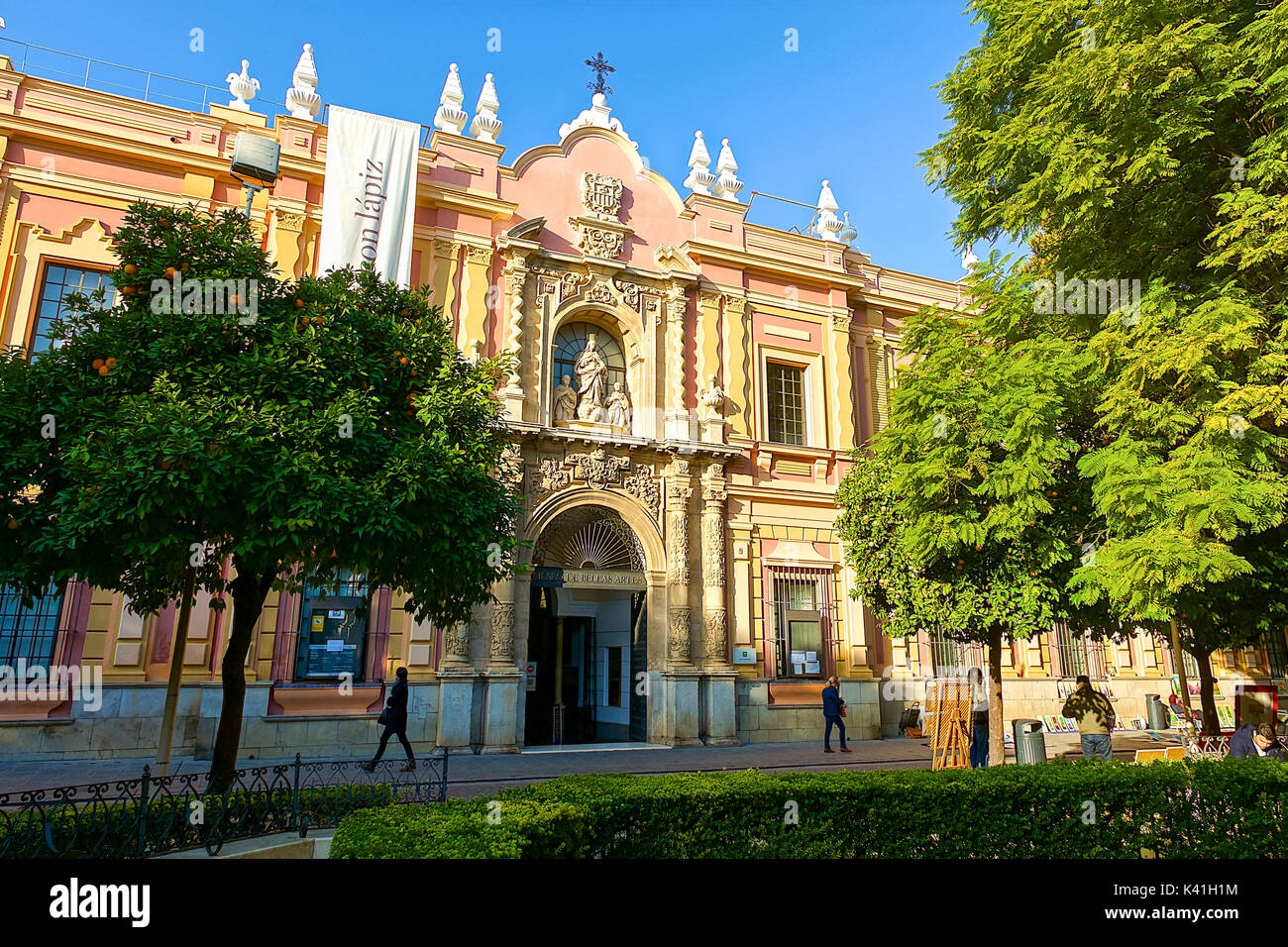 Museum of Fine Arts of Seville, Spain Stock Photo