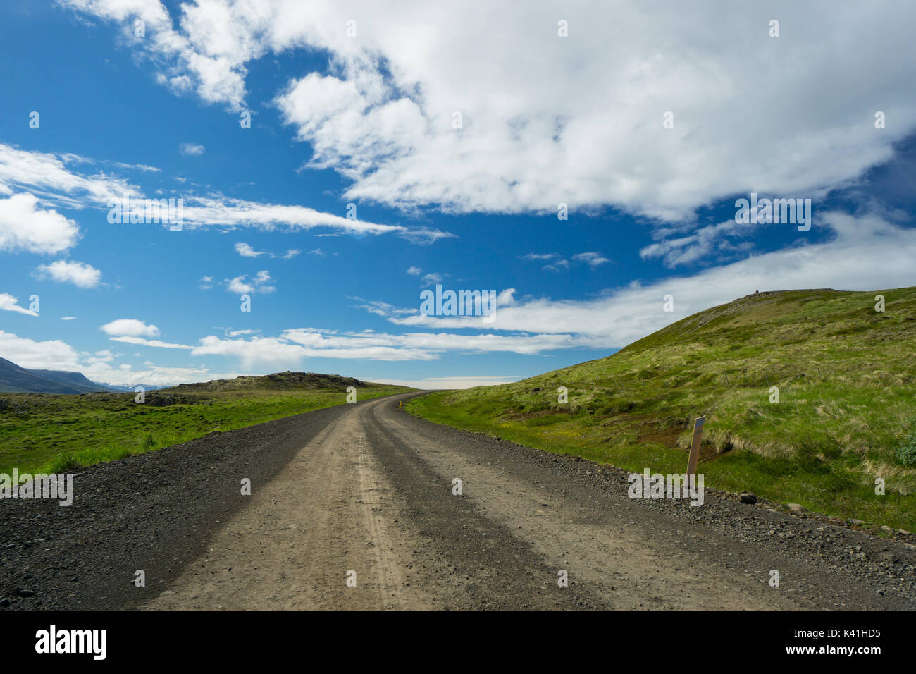 Lonely road in countryside hi-res stock photography and images - Alamy